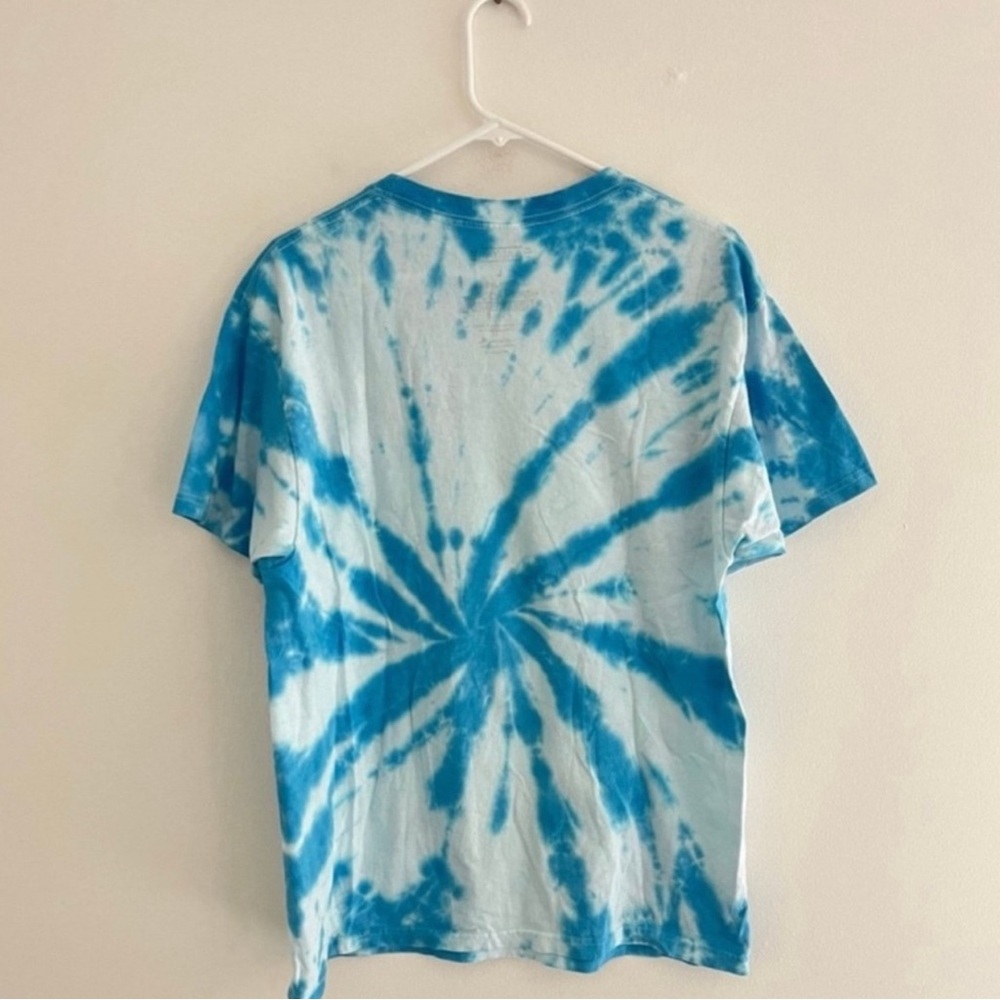 Aaliyah Blue Tie Dye Portrait Tee Large - Picture 3 of 3